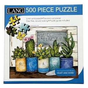 Lang Stick Together Succulent Cacti Puzzle 500 Pieces